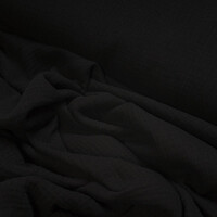 ORGANIC DOUBLE GAUZE BASIC BLACK