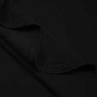 ORGANIC DOUBLE GAUZE BASIC BLACK