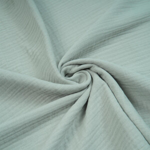 ORGANIC DOUBLE GAUZE BASIC PALE AQUA