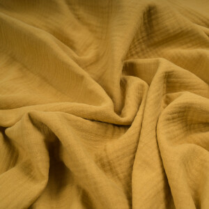 ORGANIC DOUBLE GAUZE BASIC SPICY MUSTARD