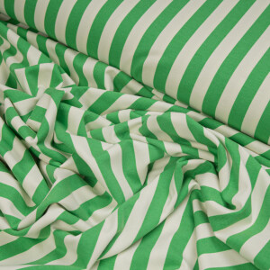 ORGANIC JERSEY VERTICAL CLOVER GREEN