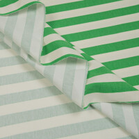 ORGANIC JERSEY VERTICAL CLOVER GREEN