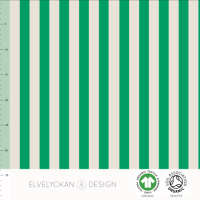 ORGANIC JERSEY VERTICAL CLOVER GREEN
