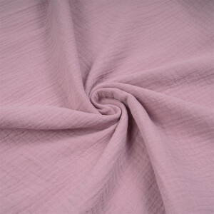 ORGANIC DOUBLE GAUZE BASIC PALE MAUVE
