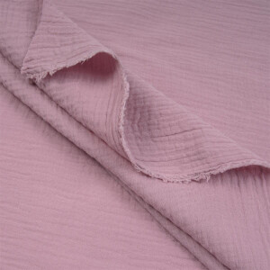 ORGANIC DOUBLE GAUZE BASIC PALE MAUVE
