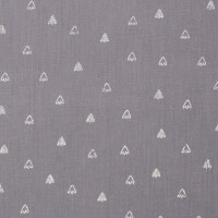 DOUBLE GAUZE DUCKLING FOOT SILVER