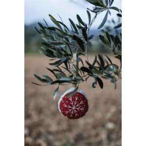 CANVAS PANEL X-MAS DECO GOLD