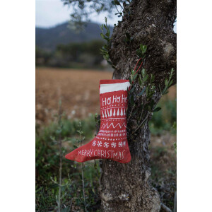CANVAS PANEL X-MAS DECO GOLD