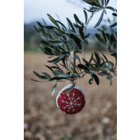 CANVAS PANEL X-MAS DECO GOLD