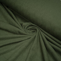 ORGANIC JACQUARD LEAF GREEN KHAKI