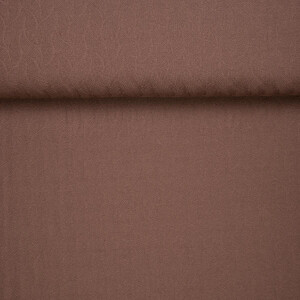 ORGANIC JACQUARD LEAF DUST BROWN