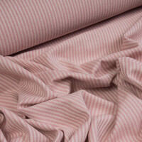 DOBBY HERRINGBONE ECRU/ROSE