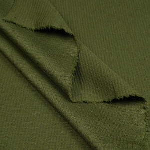 ORGANIC WOOLEN OTTOMAN GREEN KHAKI