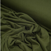 ORGANIC WOOLEN OTTOMAN GREEN KHAKI