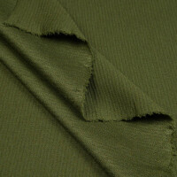 ORGANIC WOOLEN OTTOMAN GREEN KHAKI