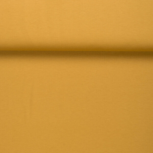 ORGANIC WOOLEN OTTOMAN DRY MUSTARD