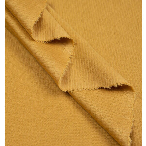 ORGANIC WOOLEN OTTOMAN DRY MUSTARD