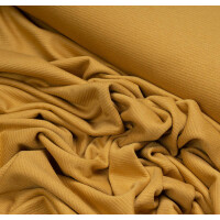 ORGANIC WOOLEN OTTOMAN DRY MUSTARD