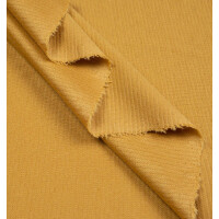 ORGANIC WOOLEN OTTOMAN DRY MUSTARD