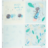 POPLIN PANEL ANTS & MUSIC
